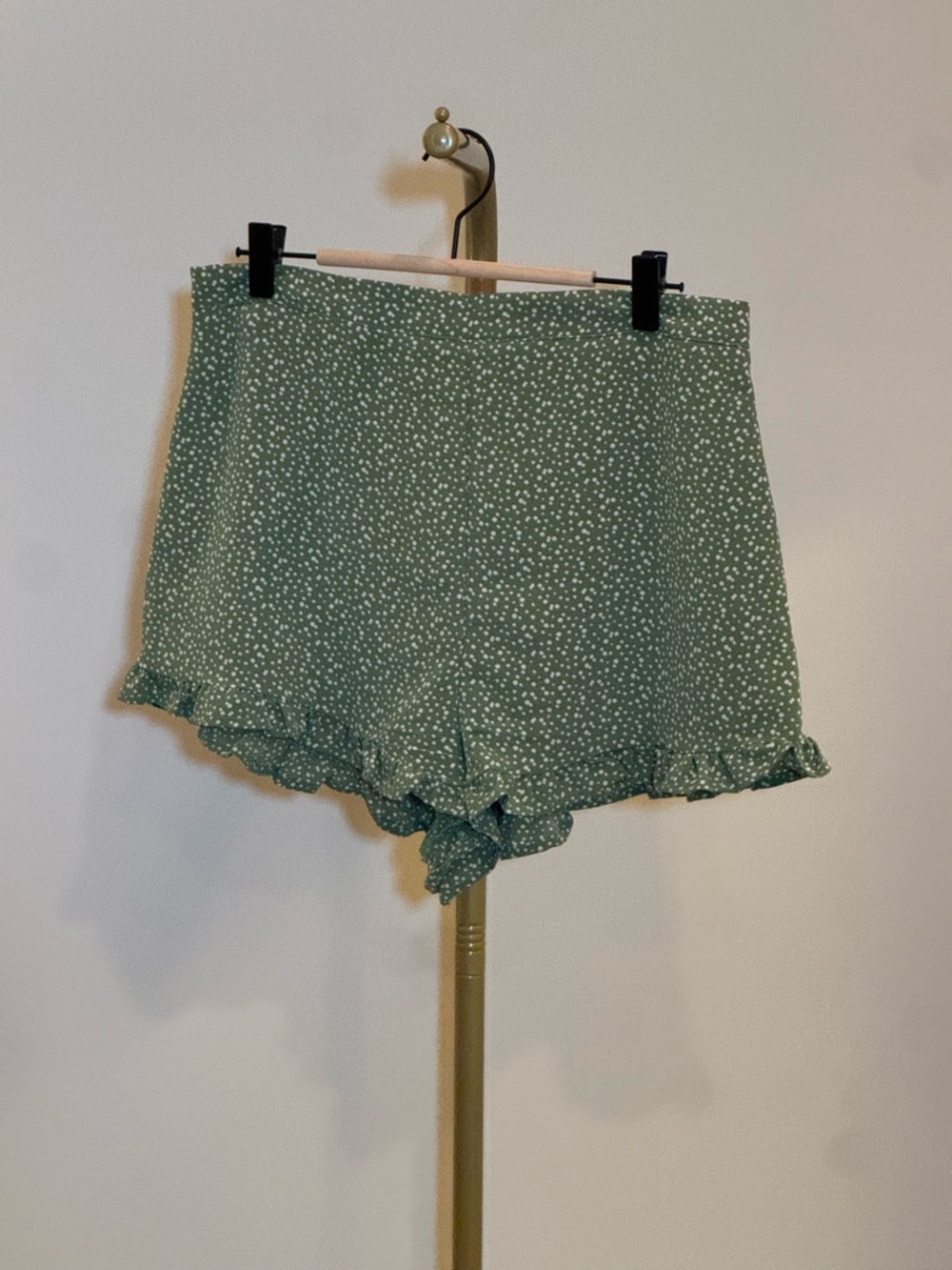 Sage the Label Mini Shorts with Ruffle Hem